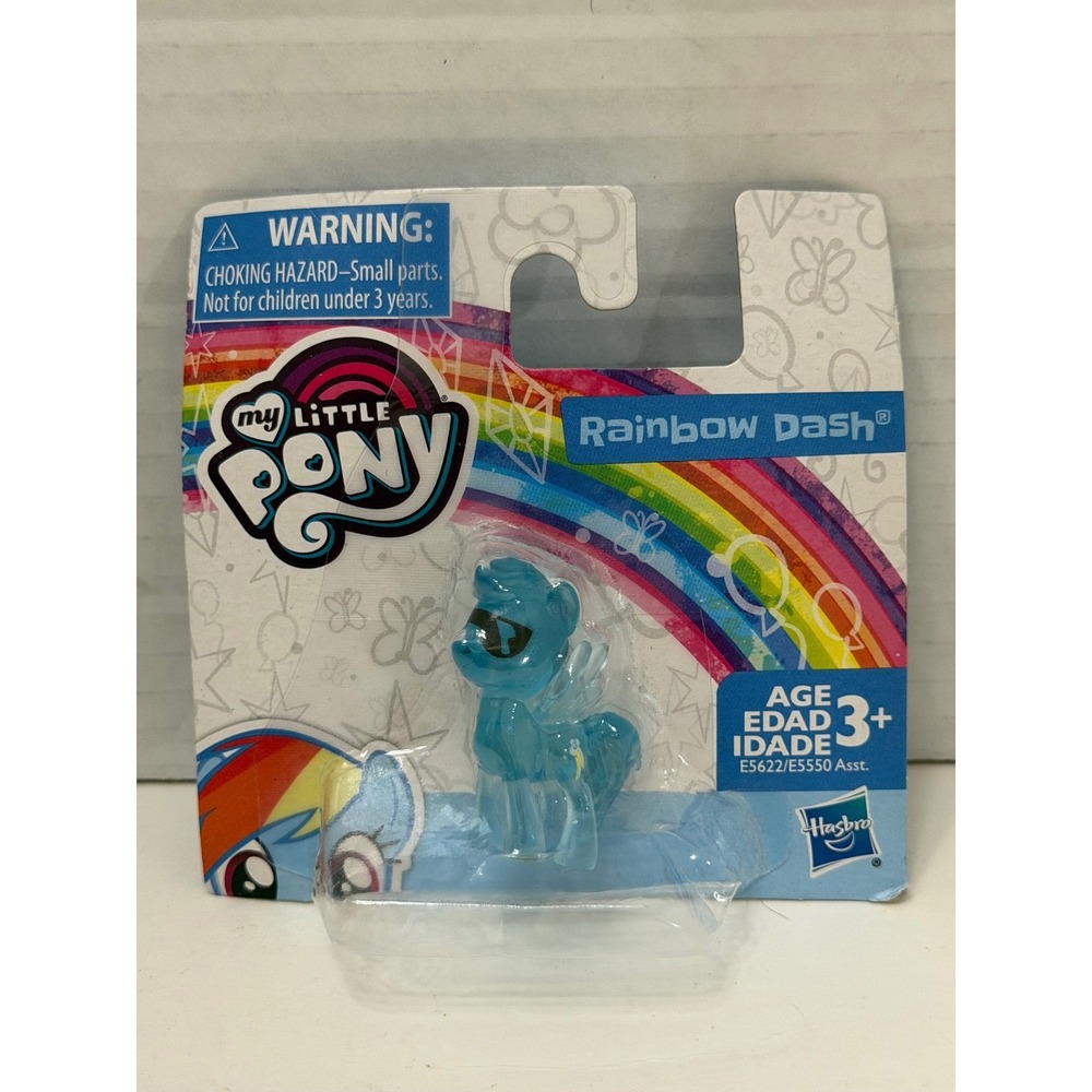 Hasbro‎ My Little Pony Rainbow Dash Translucent Blue Figure Sunglasses E5622 NEW
